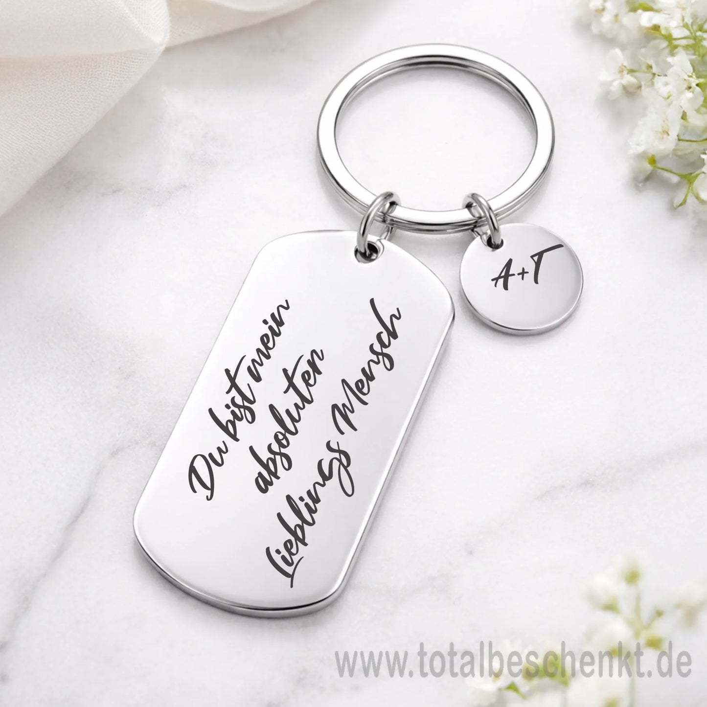 Doppelter Schlüsselanhänger