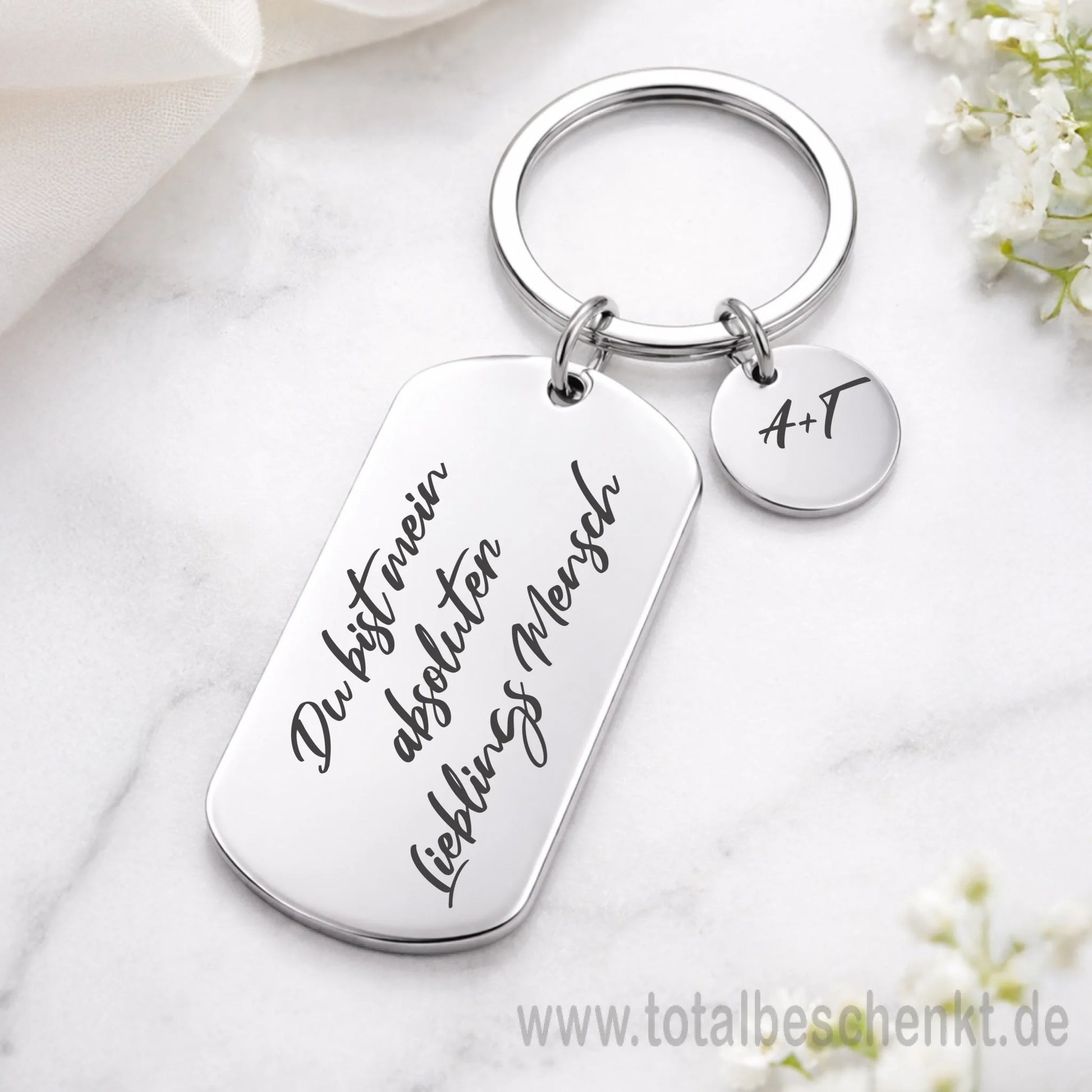 Doppelter Schlüsselanhänger
