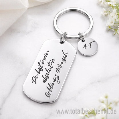 Doppelter Schlüsselanhänger