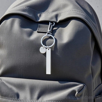 Doppelt Schlüsselanhänger Länglich und rund mit Wasserzeichen 2