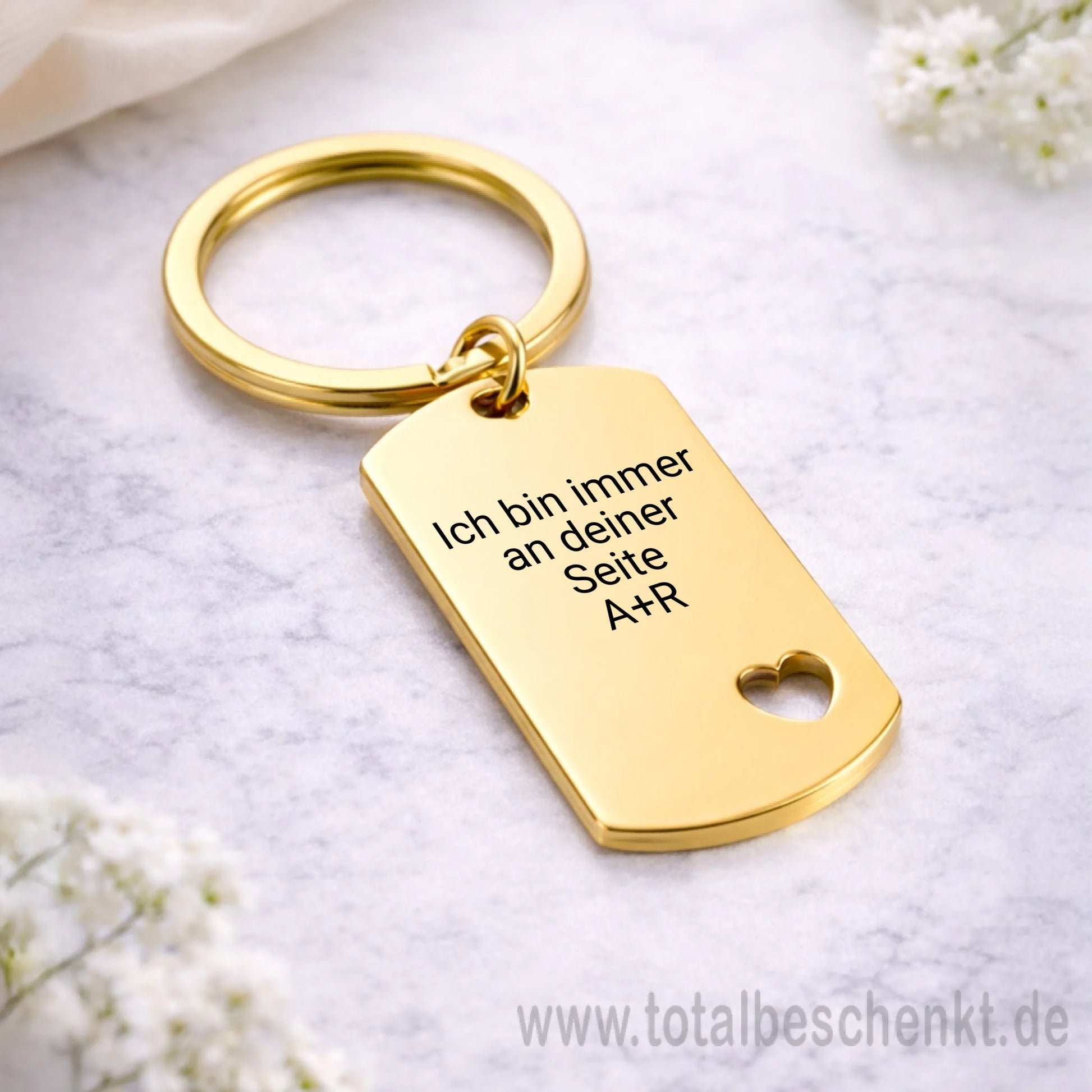 Schlüssel Anhänger mit Herz 1