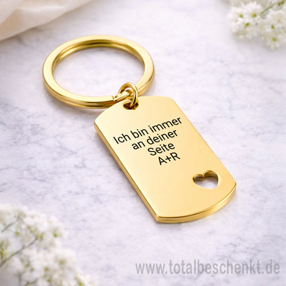 Schlüssel Anhänger mit Herz 1