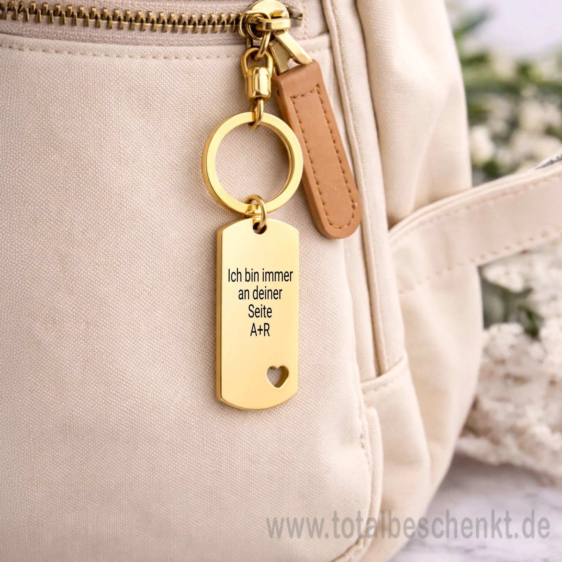 Schlüssel Anhänger mit Herz 2