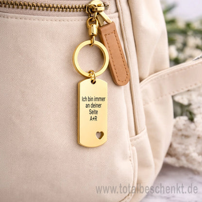 Schlüssel Anhänger mit Herz 2