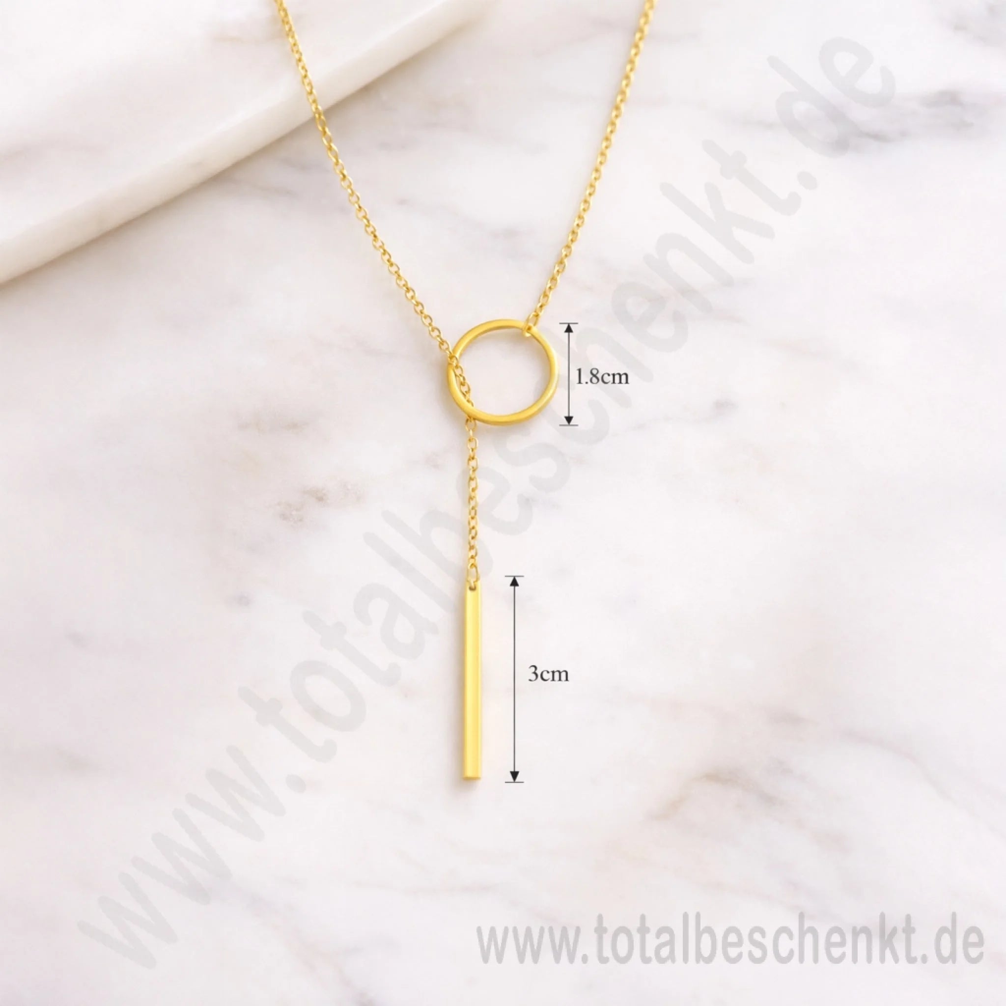 Minimalistische Halskette Gold Mit Wasserzeichen