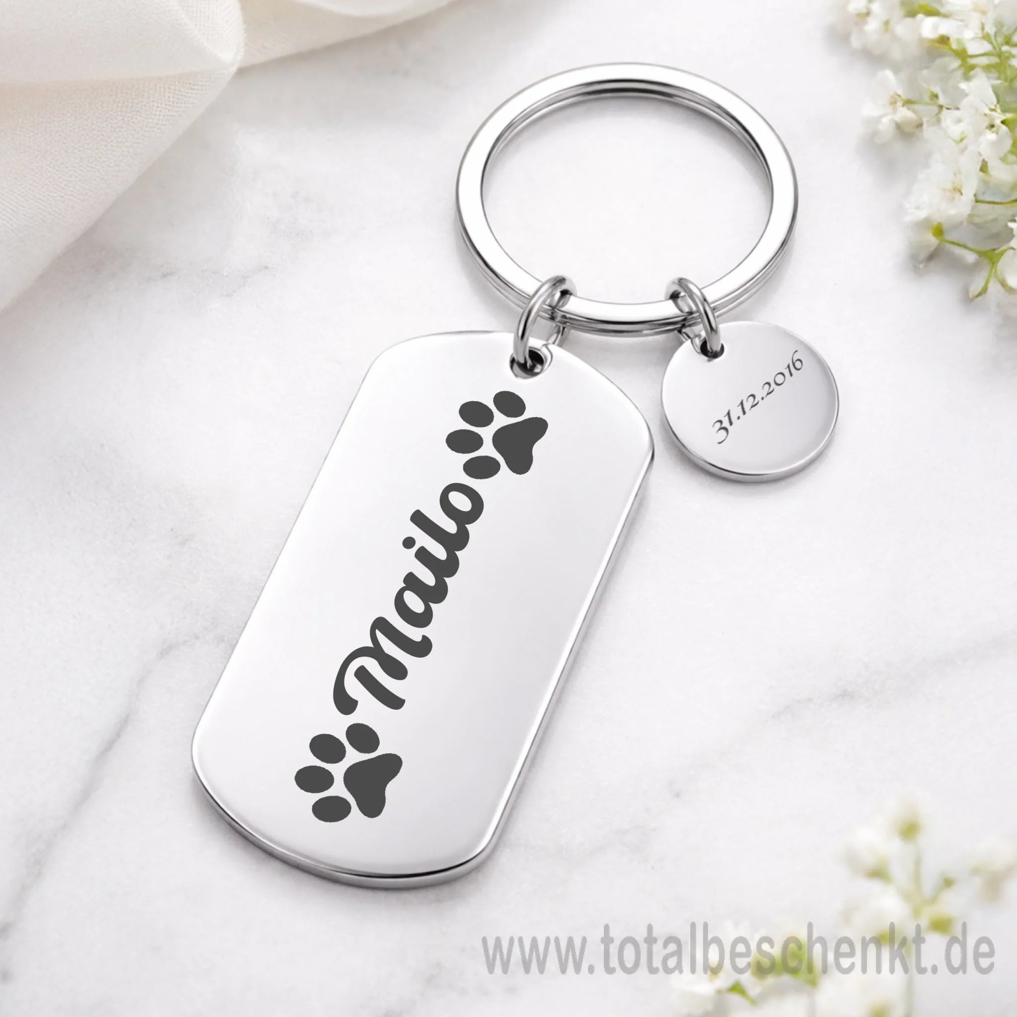 Doppelter Schlüsselanhänger