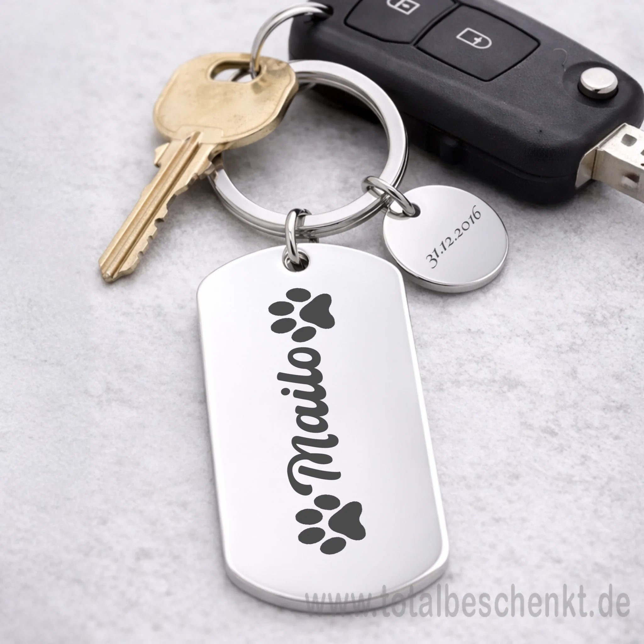 Doppelter Schlüsselanhänger 2