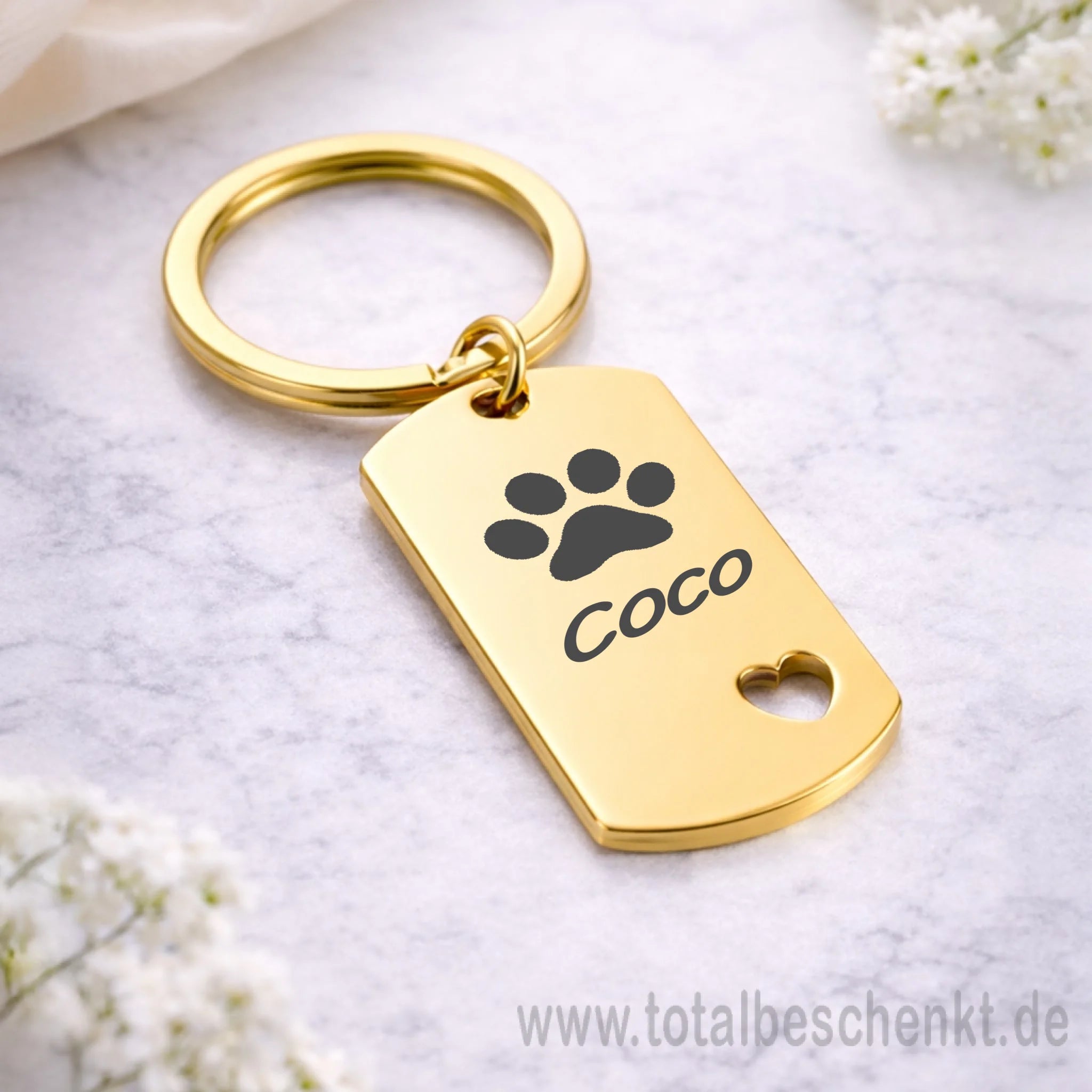 Schlüssel Anhänger mit Herz 1