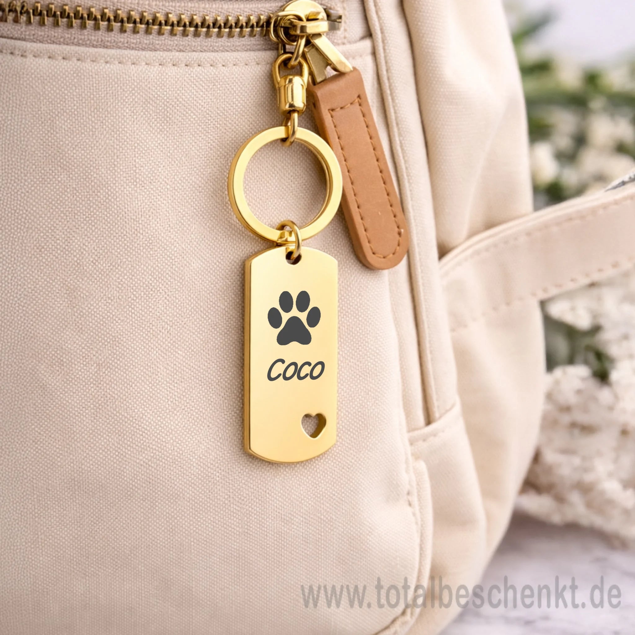 Schlüssel Anhänger mit Herz 2