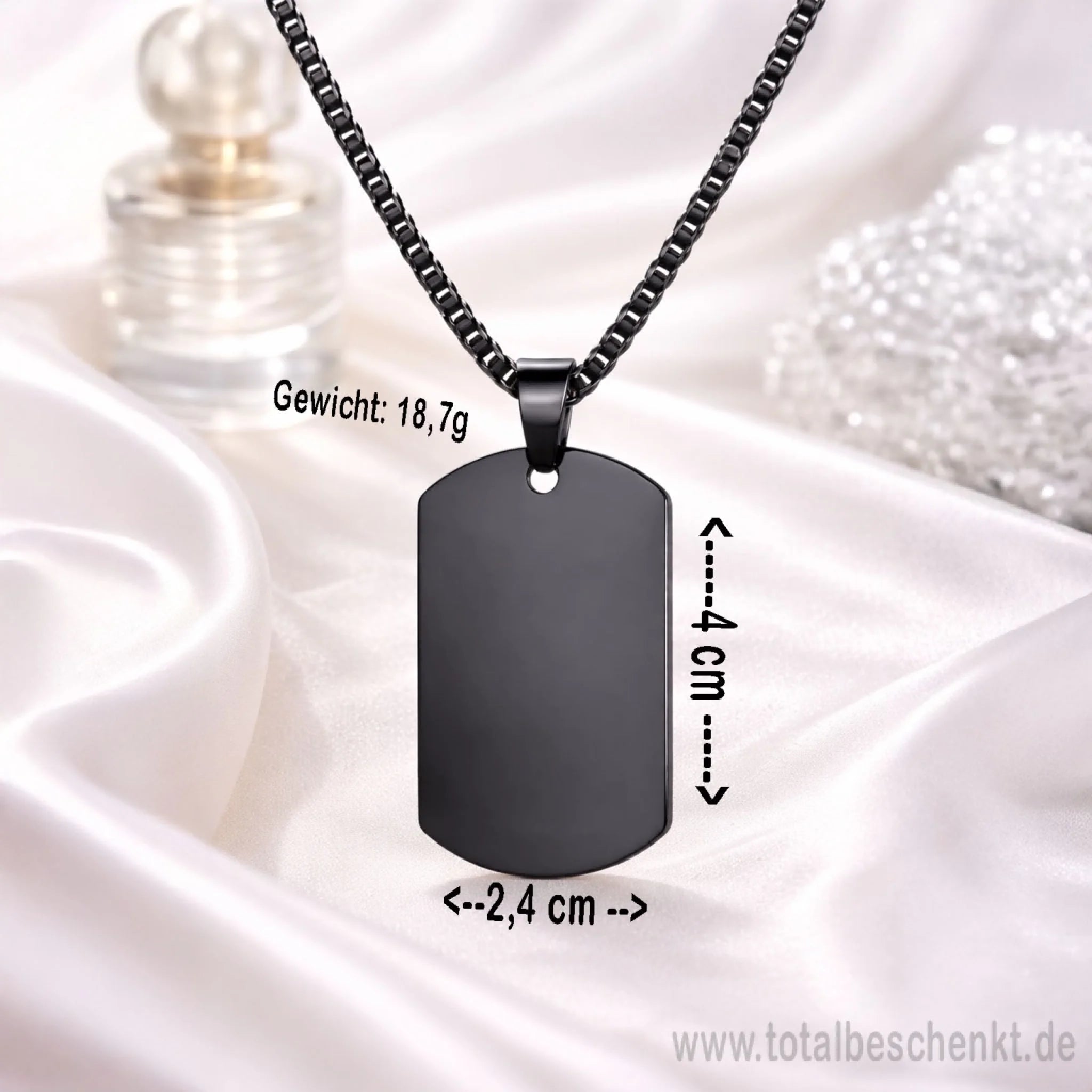 Dogtag Herren Kette Maße