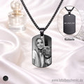 Dogtag Herren Kette mit Text