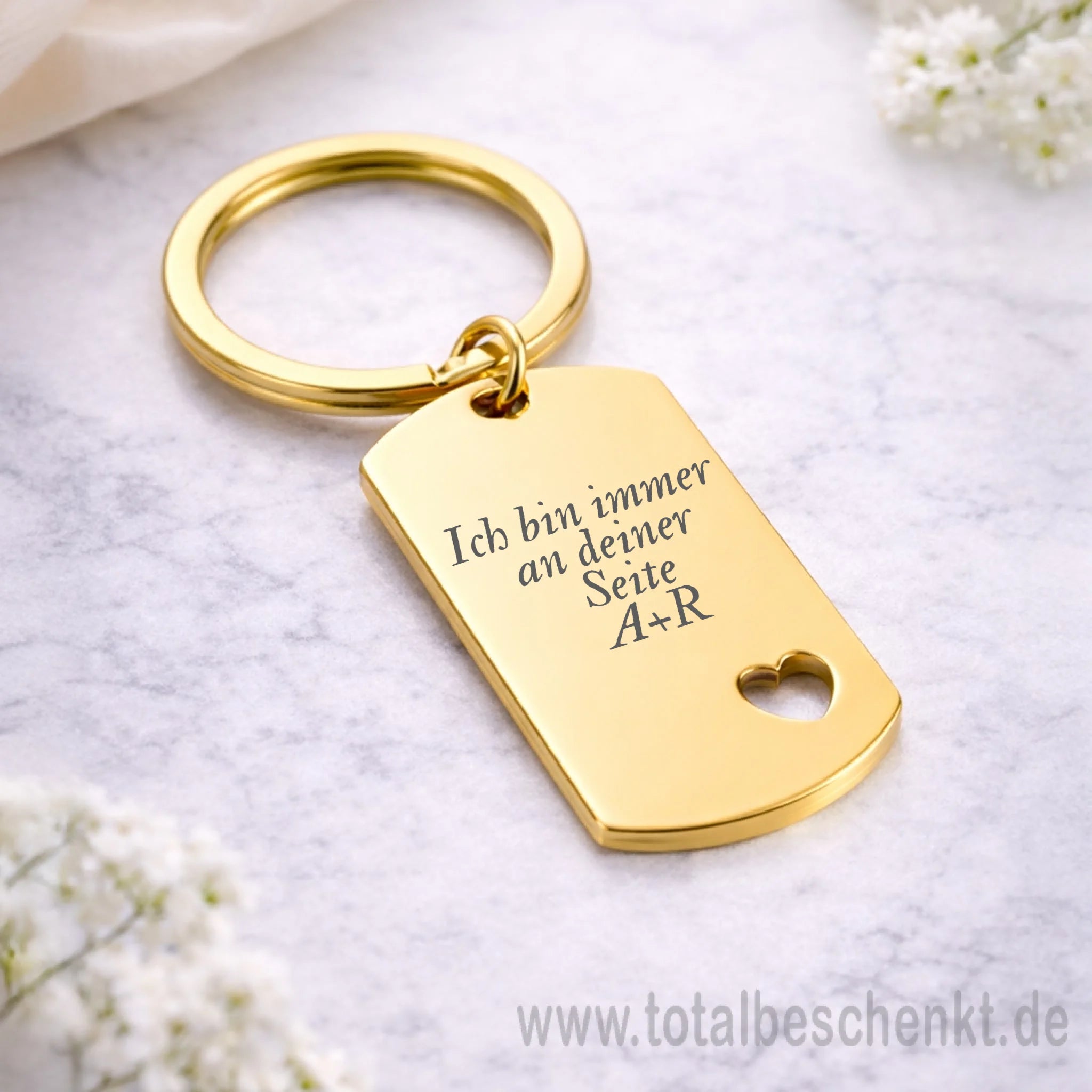 Schlüssel Anhänger mit Herz 1