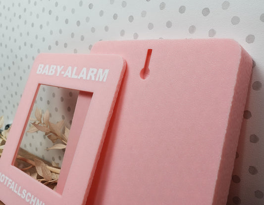 Notfallbox „Baby Alarm“ – Notfallschnuller (Rosa)