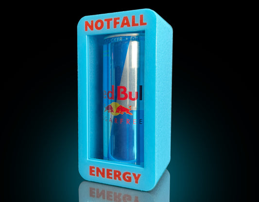 Notfall Energy Sammel-Box Hellblau/Rot