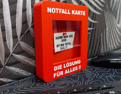 Notfall Karte -  Die Lösung für alles